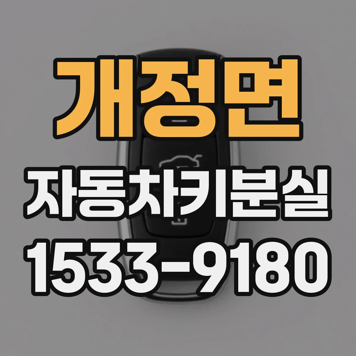 개정면 자동차키분실