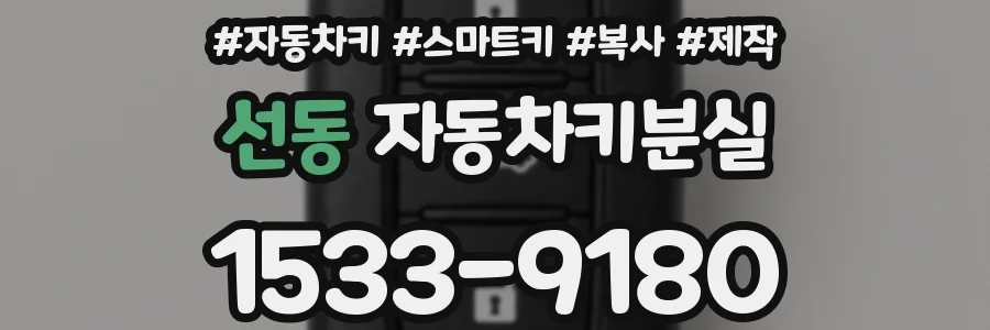 선동 자동차키분실