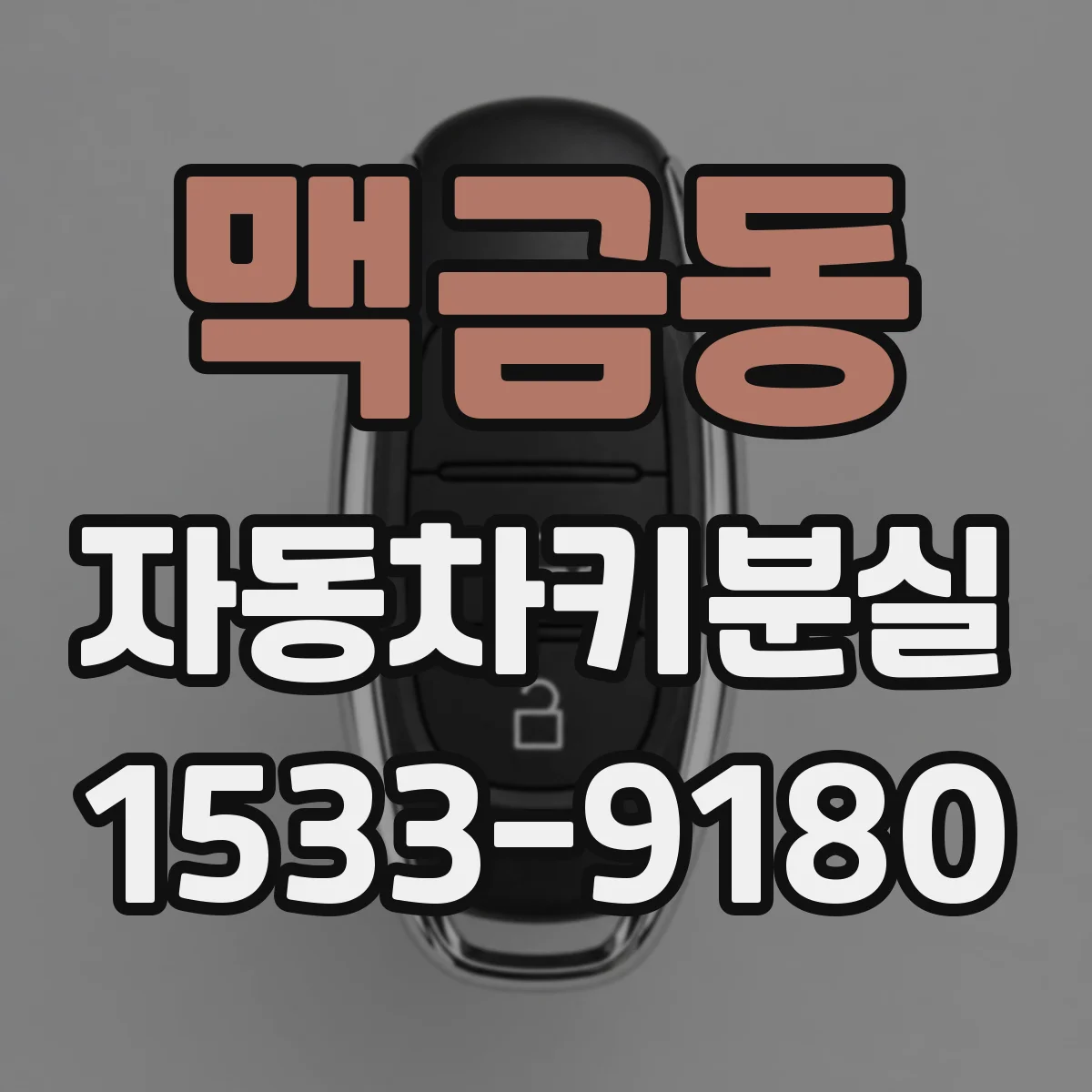 맥금동 자동차키분실