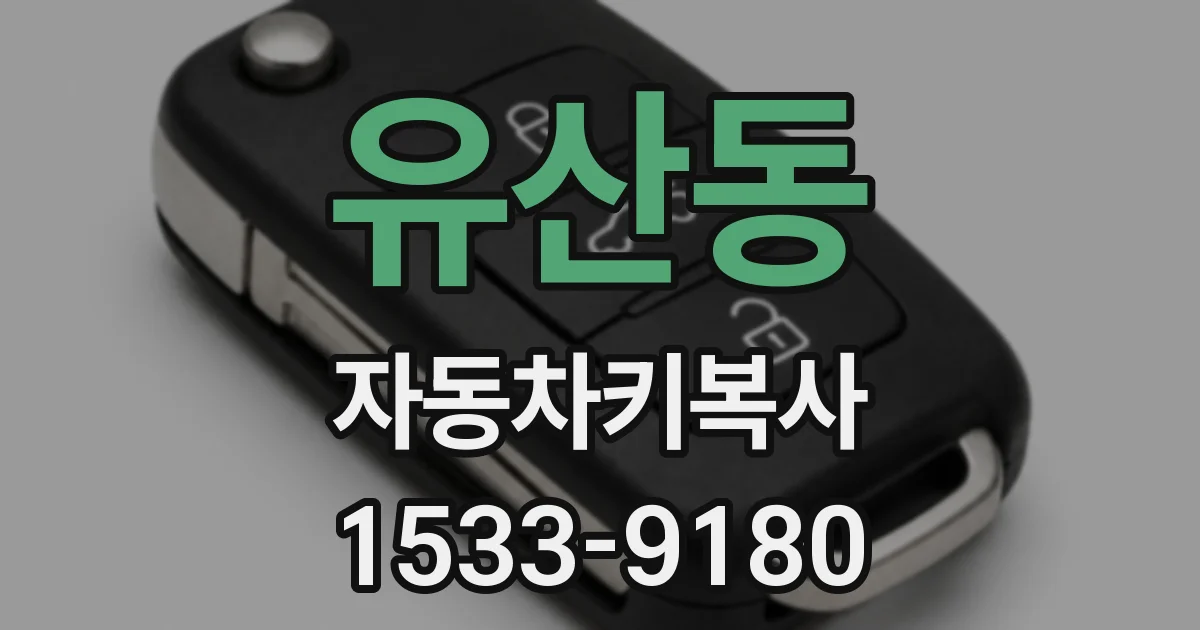 유산동 자동차키복사
