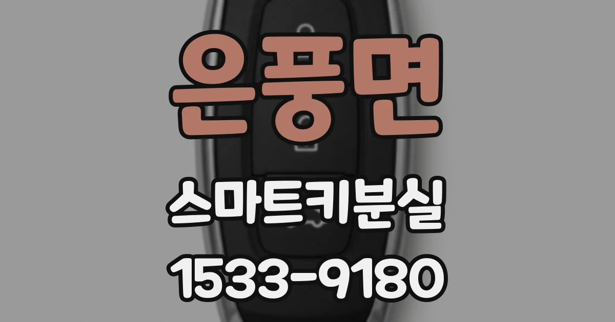 은풍면 스마트키분실