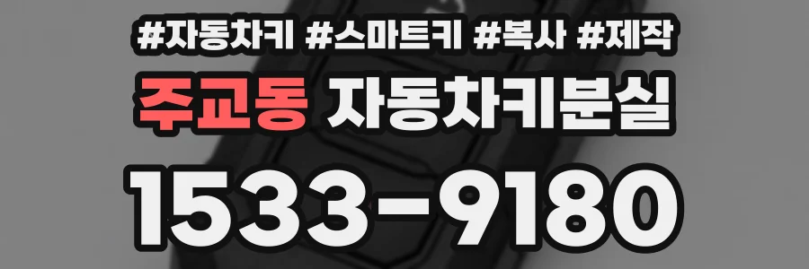 주교동 자동차키분실
