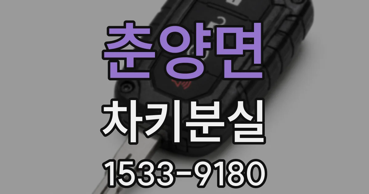춘양면 차키분실