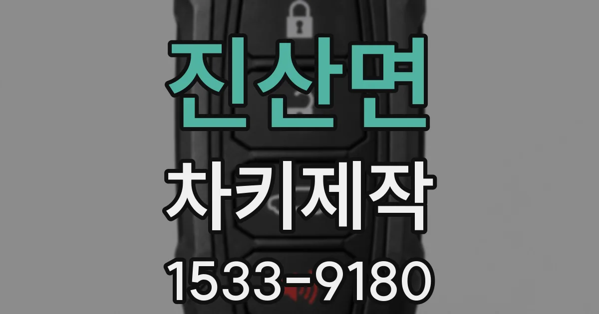 진산면 차키제작