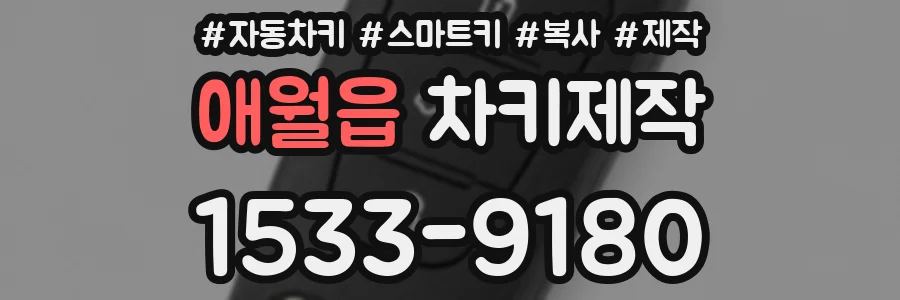 애월읍 차키제작