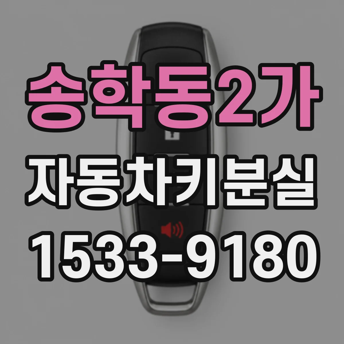 송학동2가 자동차키분실