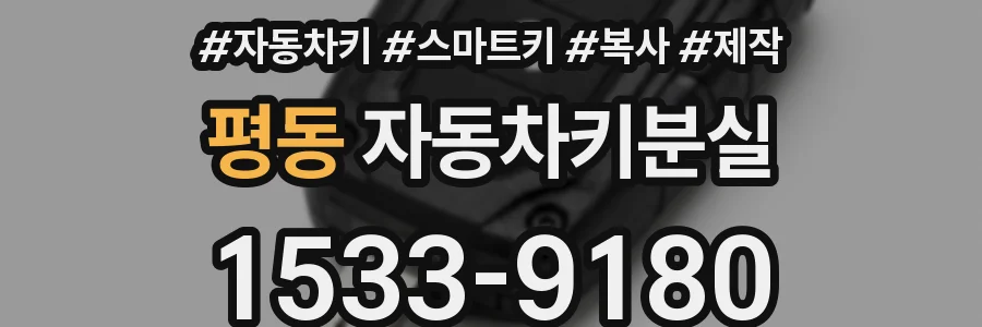 평동 자동차키분실