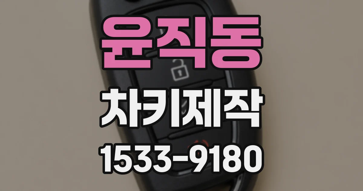 윤직동 차키제작