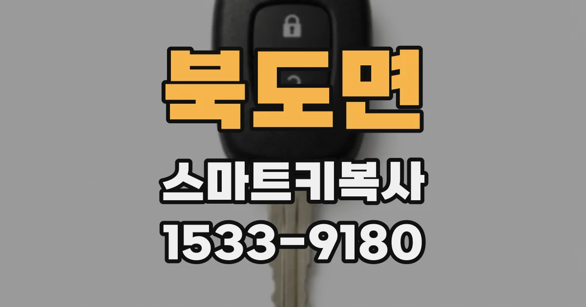 북도면 스마트키복사