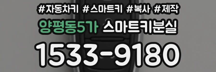양평동5가 스마트키분실