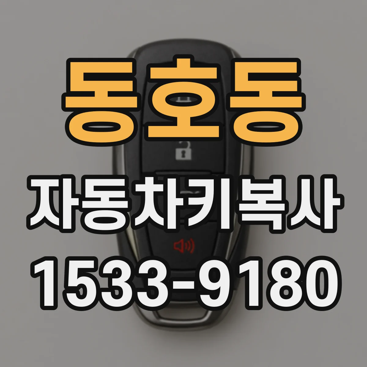 동호동 자동차키복사