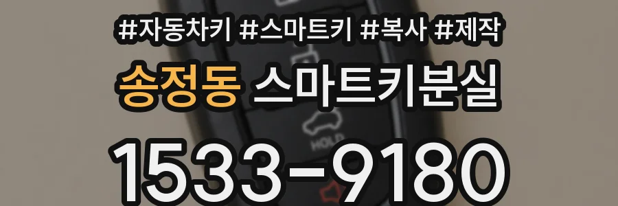 송정동 스마트키분실