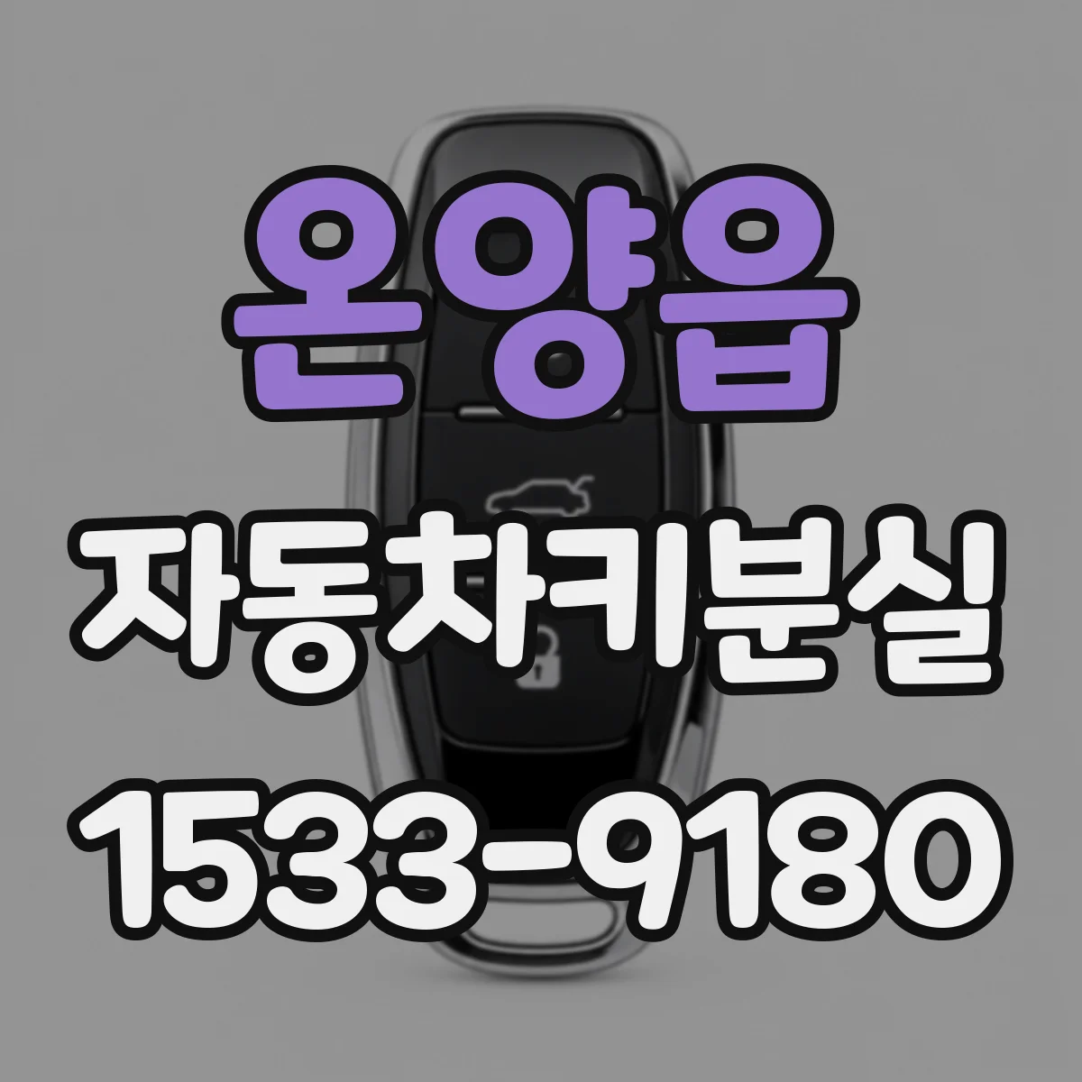 온양읍 자동차키분실