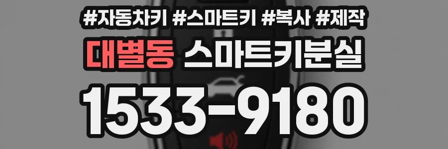 대별동 스마트키분실