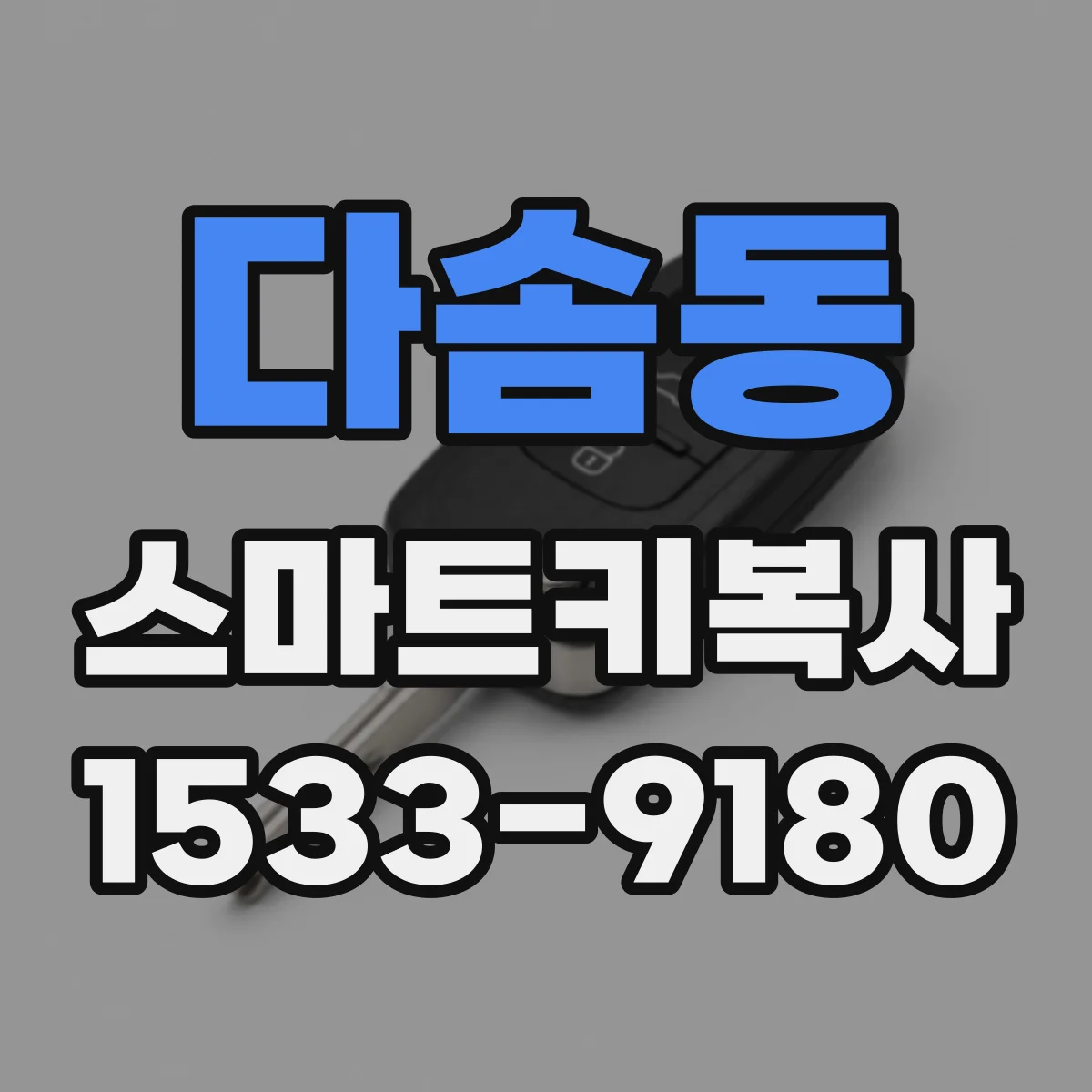 다솜동 스마트키복사