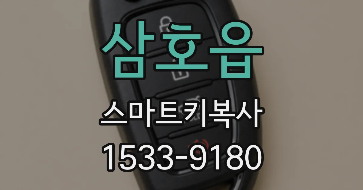 삼호읍 스마트키복사