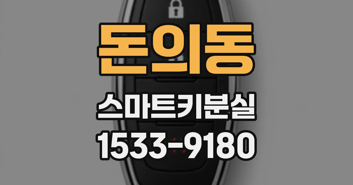 돈의동 스마트키분실