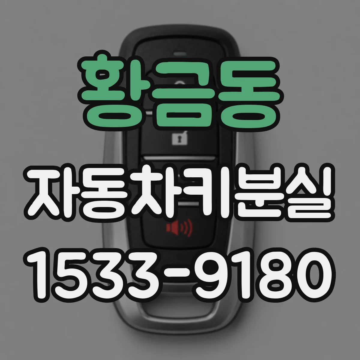 황금동 자동차키분실