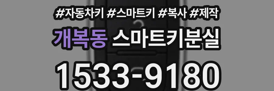 개복동 스마트키분실