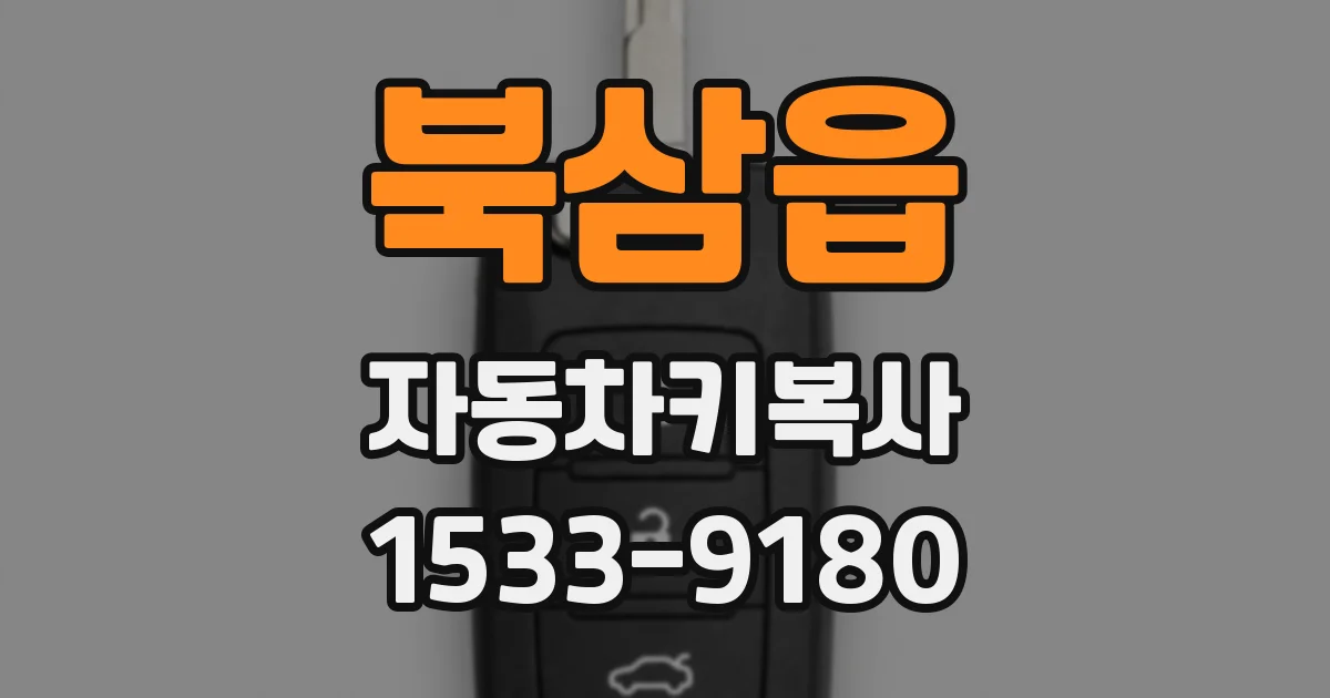 북삼읍 자동차키복사