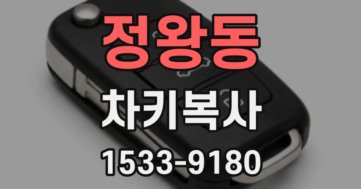 정왕동 차키복사