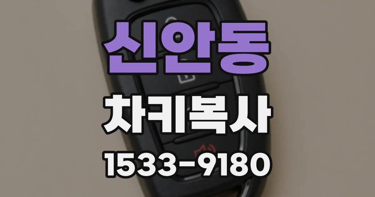 신안동 차키복사