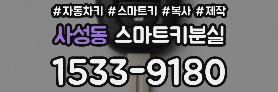 사성동 스마트키분실