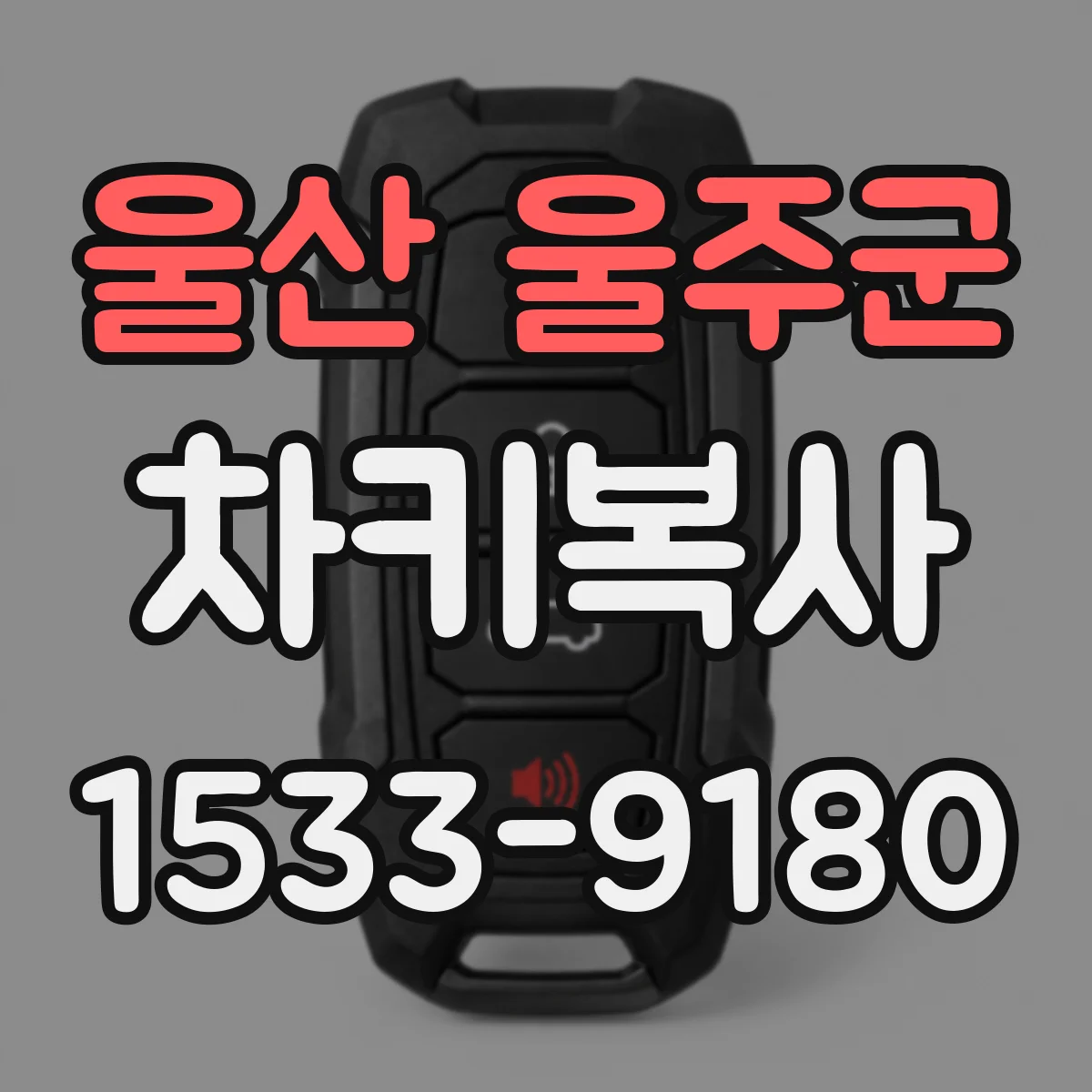 울산 울주군 차키복사