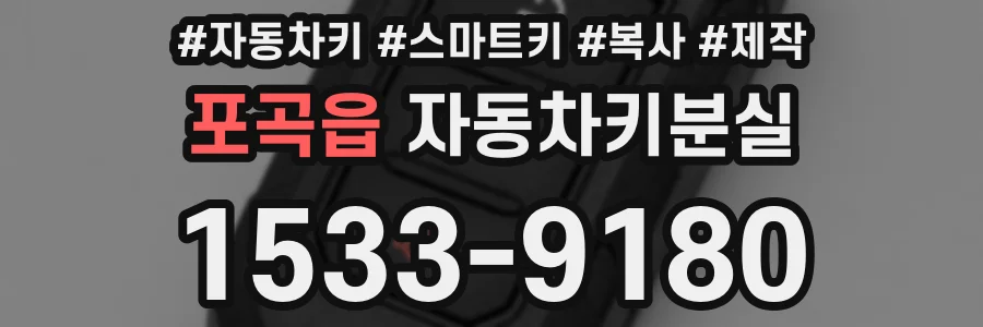 포곡읍 자동차키분실