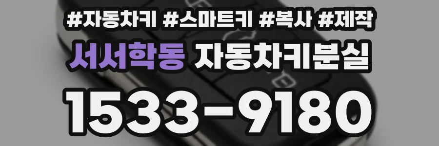 서서학동 자동차키분실