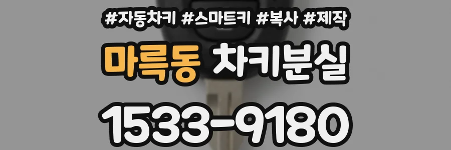 마륵동 차키분실