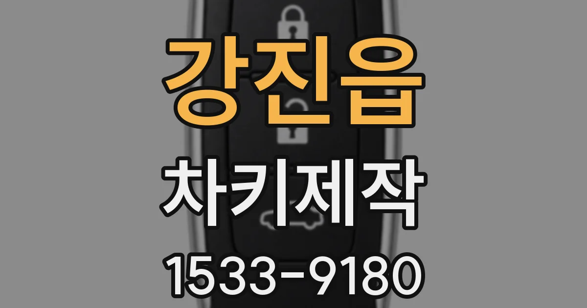 강진읍 차키제작