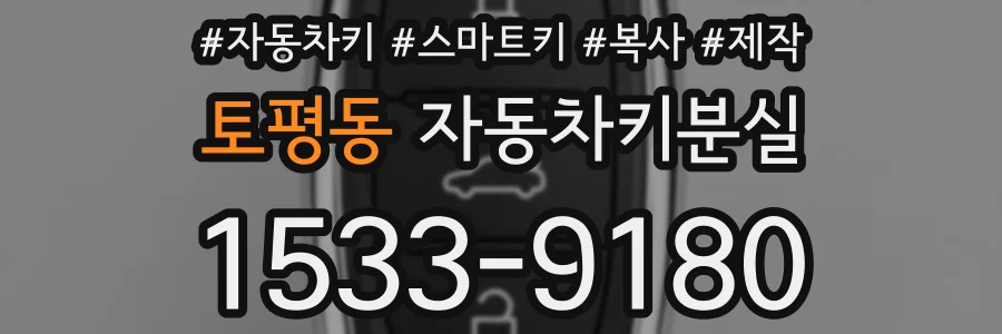 토평동 자동차키분실