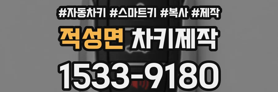 적성면 차키제작
