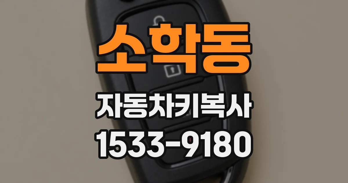 소학동 자동차키복사