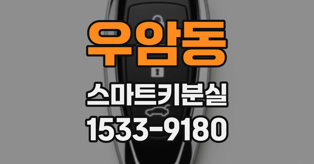 우암동 스마트키분실