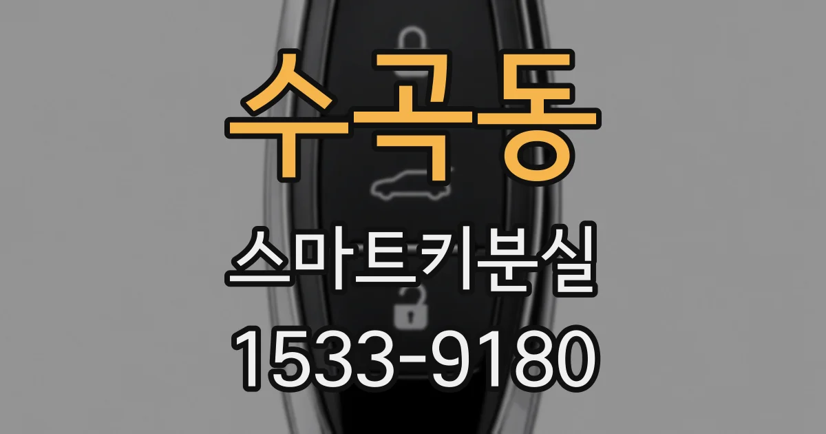 수곡동 스마트키분실