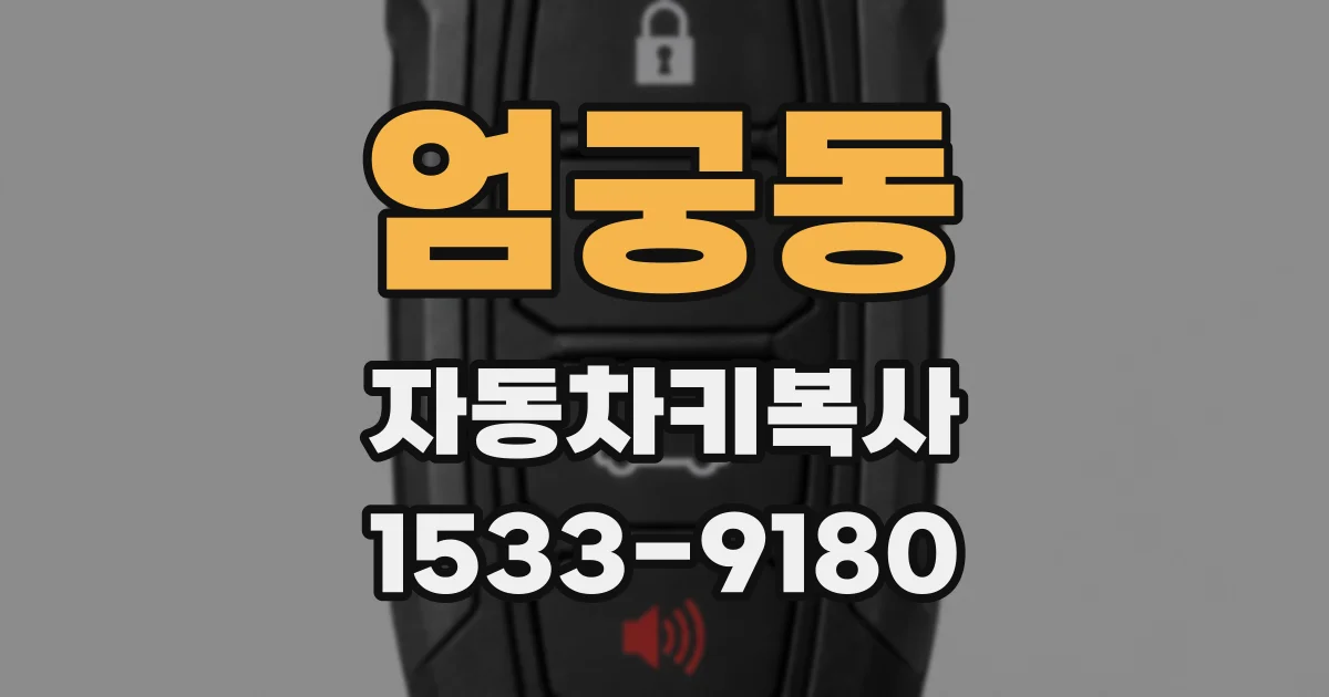 엄궁동 자동차키복사