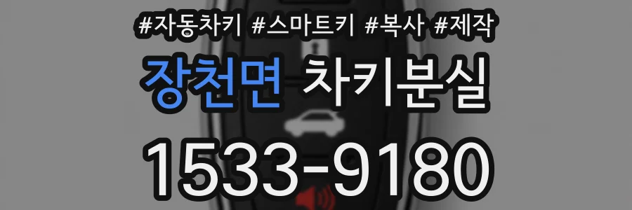 장천면 차키분실