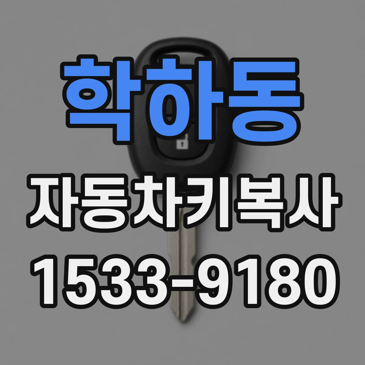 학하동 자동차키복사