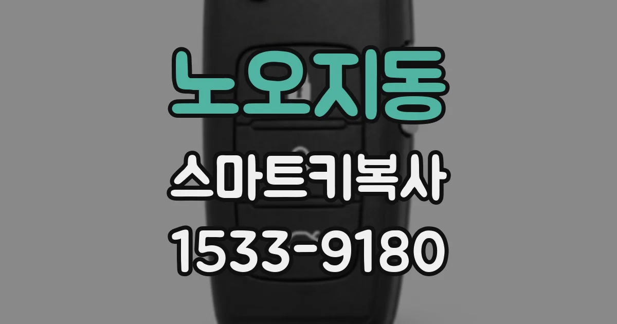 노오지동 스마트키복사