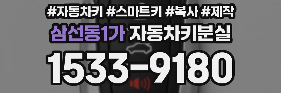 삼선동1가 자동차키분실