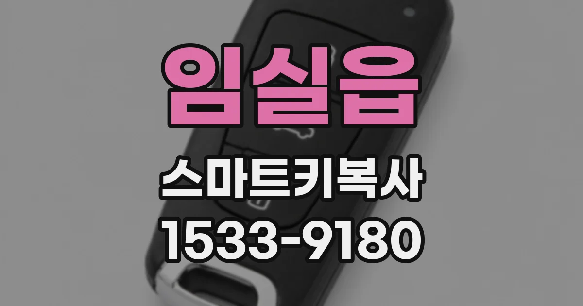임실읍 스마트키복사