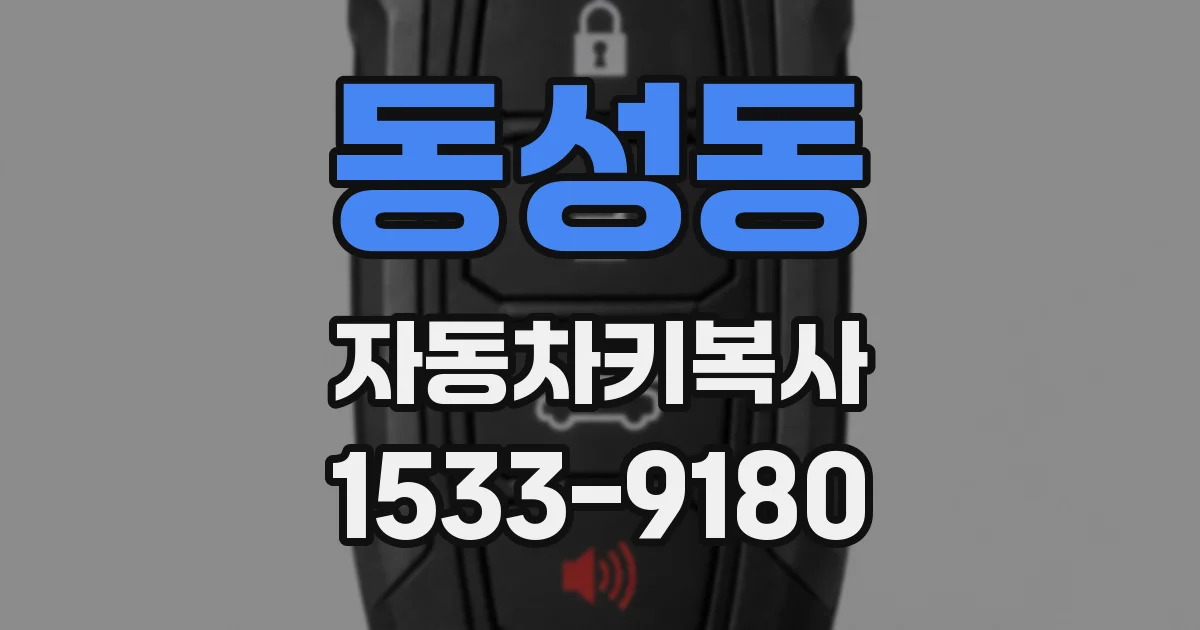 동성동 자동차키복사