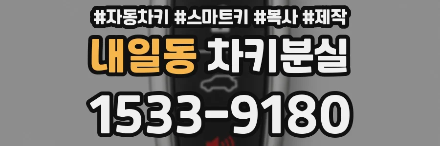 내일동 차키분실