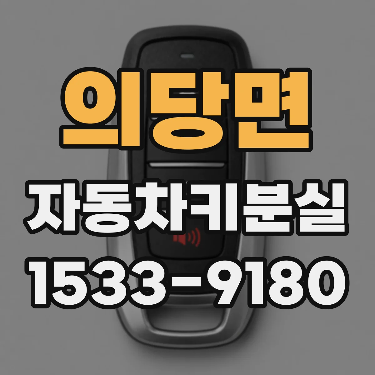 의당면 자동차키분실