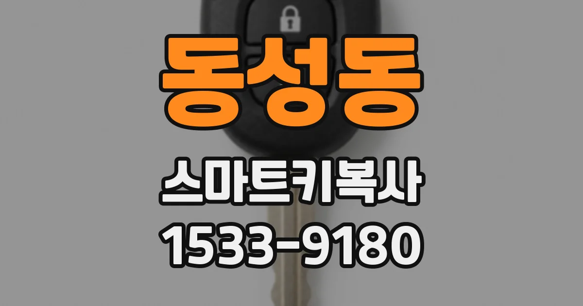 동성동 스마트키복사