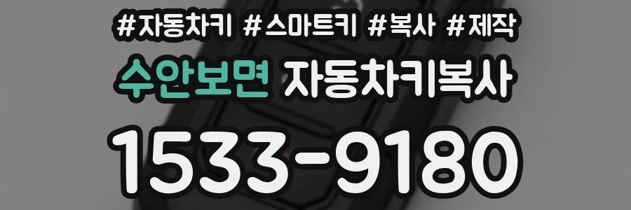 수안보면 자동차키복사
