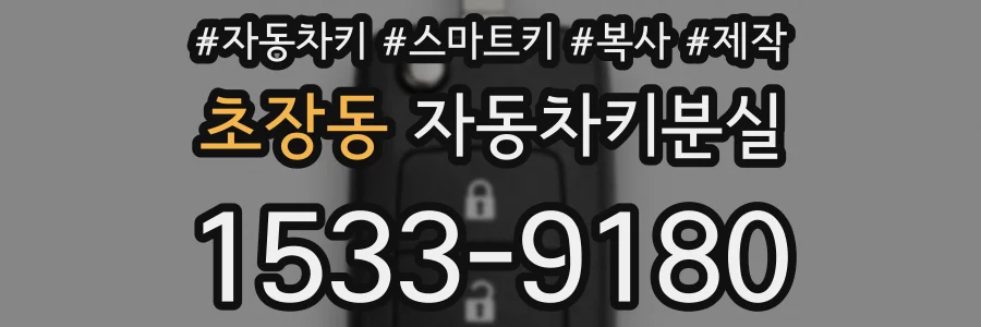 초장동 자동차키분실