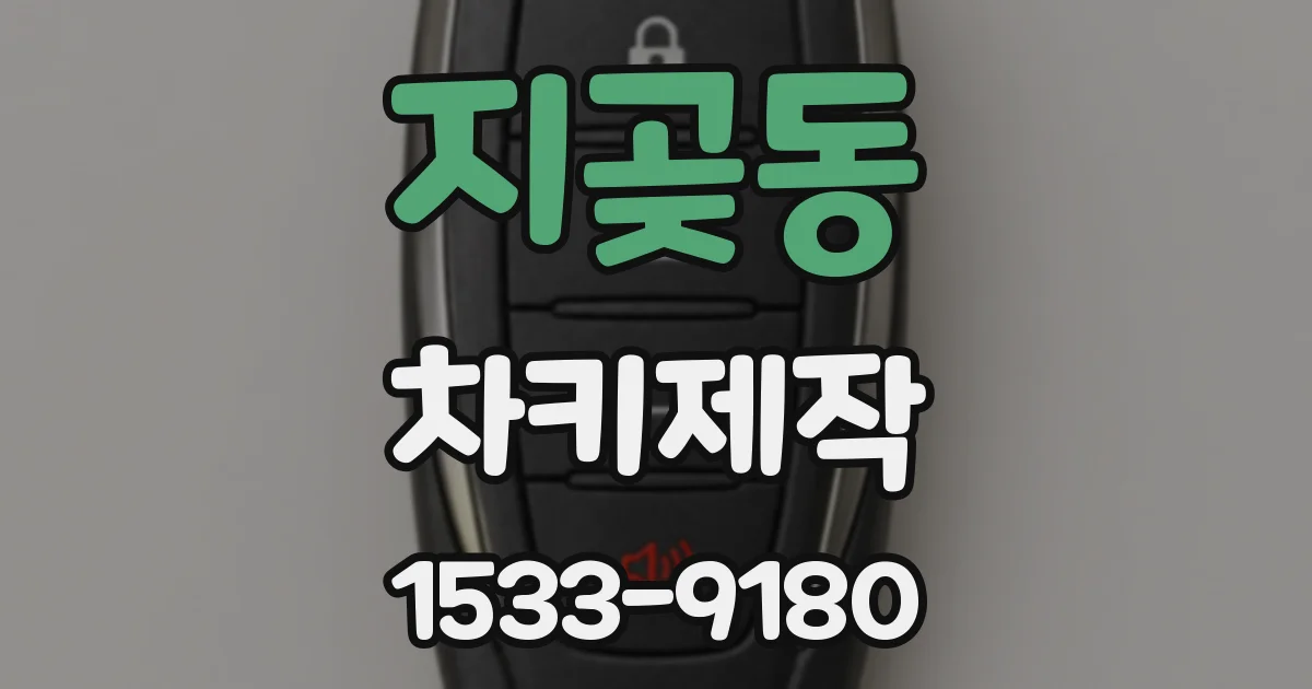 지곶동 차키제작